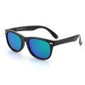 Слънчеви очила – Techsuit Polarised (D802) – Детски, Поляризирани, UV защита – Черни / Зелени