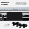 Адаптер за ароматизатор Spigen (2 бр.) Car Air Freshener Adapter (ACP10164) - за Tesla Model 3 Highland / Model Y Juniper, със самозалепваща лента - Черен