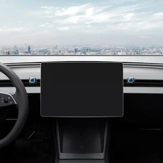 Адаптер за ароматизатор Spigen (2 бр.) Car Air Freshener Adapter (ACP10164) - за Tesla Model 3 Highland / Model Y Juniper, със самозалепваща лента - Черен