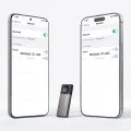 Адаптер за кола Mcdodo (OT-8250) - USB, с вграден мултифункционален бутон, цинкова сплав, BT V5.0, свързване на 2 телефона - Черен