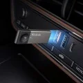 Адаптер за кола Mcdodo (OT-8250) - USB, с вграден мултифункционален бутон, цинкова сплав, BT V5.0, свързване на 2 телефона - Черен