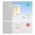 Адаптер за пътуване Baseus EnerCore CG11 (E0307E01) - с прибиращ се кабел, 2AC+2U+2C, 70W бързо зареждане, GaN, универсален - Бял