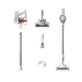 Акумулаторна прахосмукачка Deerma VCAD114 (DEM-G40s Max) - със зелена светлина, HEPA, LED, 22.000Pa, 180W, 2200mAh, 0.5L - Бял