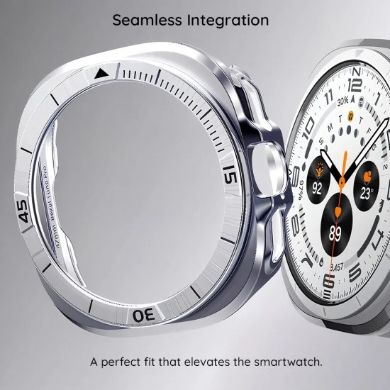 Безел за Samsung Galaxy Watch Ultra 2 - Bezel Tune Diver - Spigen - Неръждаема стомана - Черен