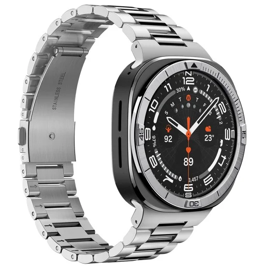 Безел Spigen Bezel Tune Pilot (ACS11616) - Samsung Galaxy Watch Ultra 2, неръждаема стомана - Сребрист