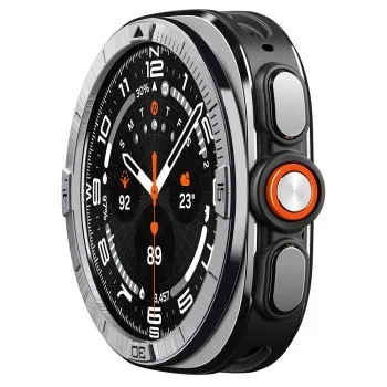 Безел Spigen Bezel Tune Pilot (ACS11616) - Samsung Galaxy Watch Ultra 2, неръждаема стомана - Сребрист