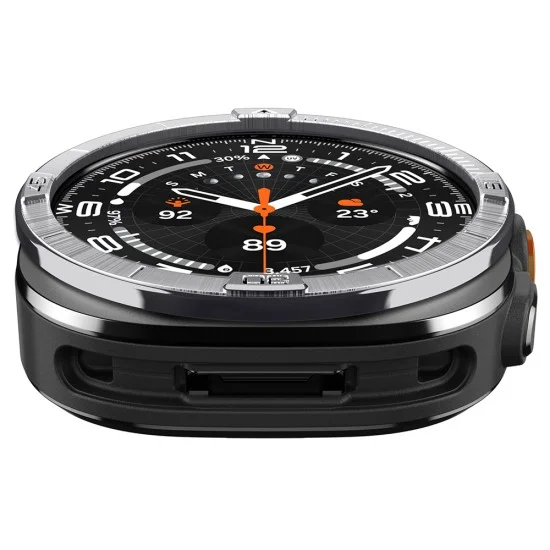 Безел Spigen Bezel Tune Pilot (ACS11616) - Samsung Galaxy Watch Ultra 2, неръждаема стомана - Сребрист