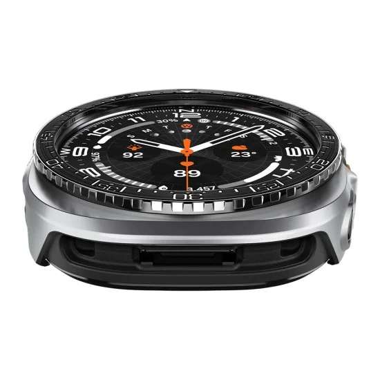 Безел Spigen Bezel Tune Pro Pilot (ACS11618) - Samsung Galaxy Watch Ultra 2, неръждаема стомана - Сребрист