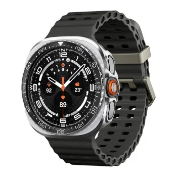 Безел Spigen Bezel Tune Pro Pilot (ACS11618) - Samsung Galaxy Watch Ultra 2, неръждаема стомана - Сребрист