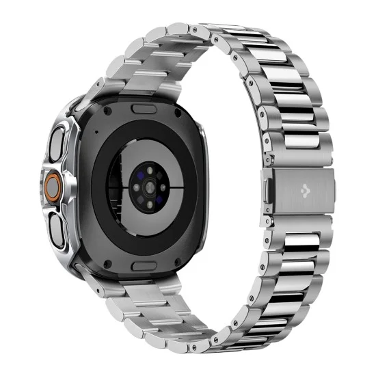 Безел Spigen Bezel Tune Pro Pilot (ACS11618) - Samsung Galaxy Watch Ultra 2, неръждаема стомана - Сребрист