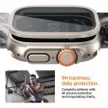 Безел от неръждаема стомана с протектор за дисплей за Apple Watch Ultra 4 / 3 / 2 / 1 (49mm) Bezel Tune with Glass (ACS11595) - Spigen - Сребрист