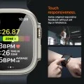 Безел от неръждаема стомана с протектор за дисплей за Apple Watch Ultra 4 / 3 / 2 / 1 (49mm) Bezel Tune with Glass (ACS11595) - Spigen - Сребрист