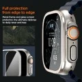Безел от неръждаема стомана с протектор за дисплей за Apple Watch Ultra 4 / 3 / 2 / 1 (49mm) Bezel Tune with Glass (ACS11595) - Spigen - Сребрист
