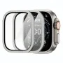 Безел от неръждаема стомана с протектор за дисплей за Apple Watch Ultra 4 / 3 / 2 / 1 (49mm) Bezel Tune with Glass (ACS11595) - Spigen - Сребрист