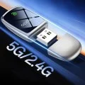 Yesido - Wireless CarPlay Adapter (KM29) - USB-C, Bluetooth V4.2, 1080P, Dual-Band Wi-Fi 5G/2.4G, OTA Update - Gray