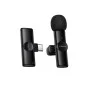 Безжичен брошка микрофон Borofone Winner (BFK16) - USB-C, ненасочен, шумопотискане, Plug&Play - Черен