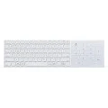 Безжична клавиатура Dux Ducis Keyboard LK Series - Bluetooth 5.0, универсална, USB-C, 500mAh, английска подредба - Бял