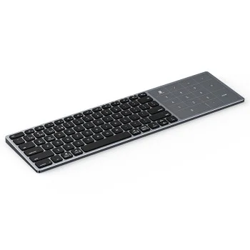Безжична клавиатура Dux Ducis Keyboard LK Series - Bluetooth 5.0, универсална, USB-C, 500mAh, английска подредба - Черен