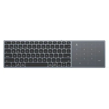 Безжична клавиатура Dux Ducis Keyboard LK Series - Bluetooth 5.0, универсална, USB-C, 500mAh, английска подредба - Черен