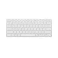 Безжична клавиатура Dux Ducis Keyboard LK Series - Mini, Bluetooth 5.0, универсална, USB-C, 180mAh, английска подредба - Бял