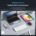 Безжична клавиатура Dux Ducis Keyboard LK Series - Mini, Bluetooth 5.0, универсална, USB-C, 180mAh, английска подредба - Черен
