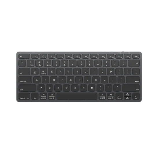 Безжична клавиатура Dux Ducis Keyboard LK Series - Mini, Bluetooth 5.0, универсална, USB-C, 180mAh, английска подредба - Черен