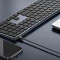 Безжична клавиатура Dux Ducis Keyboard LK Series - Standard, Bluetooth 5.0, универсална, USB-C, 180mAh, английска подредба - Бял
