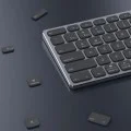 Безжична клавиатура Dux Ducis Keyboard LK Series - Standard, Bluetooth 5.0, универсална, USB-C, 180mAh, английска подредба - Бял
