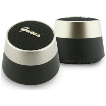 Безжична колонка Guess Speaker Script Metal Logo (GUWSL3PALPLK) - TWS, USB-C, Bluetooth V5.4, 1200mAh, 5W - Черен