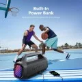 Безжична колонка Wireless Speaker SoundCore Boom 2 Plus (A3134012) - Bluetooth 5.3, 140W, BassUp 2.0, IPX7, RGB Светлини - Anker - Черен