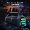 Безжична колонка Wireless Speaker SoundCore Boom 2 Plus (A3134032) - с вградена външна батерия, Bluetooth 5.3, 140W, IPX7, RGB Светлини - Anker - Син