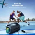 Безжична колонка Wireless Speaker SoundCore Boom 2 Plus (A3134032) - с вградена външна батерия, Bluetooth 5.3, 140W, IPX7, RGB Светлини - Anker - Син
