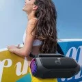 Безжична колонка Wireless Speaker SoundCore Boom 2 Plus (A3134032) - с вградена външна батерия, Bluetooth 5.3, 140W, IPX7, RGB Светлини - Anker - Син