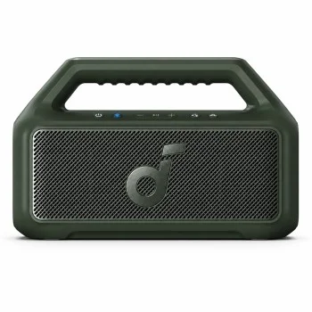 Безжична колонка Wireless Speaker Soundcore Boom 2 (A3138062) - Bluetooth 6.0, RGB Светлини, IPX7, 80W, BassUp 2.0 - Anker - Зелен