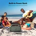 Безжична колонка Wireless Speaker Soundcore Boom 2 (A3138062) - Bluetooth 6.0, RGB Светлини, IPX7, 80W, BassUp 2.0 - Anker - Зелен