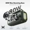 Безжична колонка Wireless Speaker Soundcore Boom 2 (A3138062) - Bluetooth 6.0, RGB Светлини, IPX7, 80W, BassUp 2.0 - Anker - Зелен