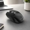 Безжична мишка Borofone Business (BG5) - 2.4GHz, 1600DPI, ергономичен дизайн, оптичен сензор, за лява и дясна ръка - Черен
