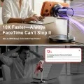 Безжична станция за зареждане 3 в 1 Lisen W120 (YL0325090022) - вграден вентилатор, нощен режим, бързо зареждане, 25W Max, Qi2.2 - Черен