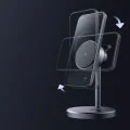 Безжична станция за зареждане Mcdodo Black Swan Series (CH-2460) - магнитна, за iPhone/iWatch/Earbuds, 22.5W, Qi2 - Сива