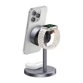 Безжична станция за зареждане Mcdodo Black Swan Series (CH-2460) - магнитна, за iPhone/iWatch/Earbuds, 22.5W, Qi2 - Сива