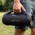 Безжична тонколона Acefast (K11 Pro) - FM, AUX, USB, TWS, Bluetooth 6.0, EQ звук, RGB осветление, 102W, 3000mAh, IPX5 - Черна