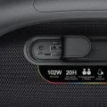 Безжична тонколона Acefast (K11 Pro) - FM, AUX, USB, TWS, Bluetooth 6.0, EQ звук, RGB осветление, 102W, 3000mAh, IPX5 - Черна