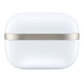 Безжични Bluetooth слушалки тип тапи Glossy Gold Line Printed Classic Logo (GUTWSN2HGGSH), TWS, микрофон - Guess - Бял