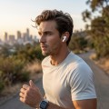Безжични Bluetooth слушалки тип тапи Glossy Gold Line Printed Classic Logo (GUTWSN2HGGSH), TWS, микрофон - Guess - Бял