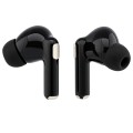 Безжични Bluetooth слушалки тип тапи Glossy Gold Line Printed Classic Logo (GUTWSN2HGGSK), TWS, микрофон - Guess - Черен