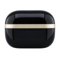 Безжични Bluetooth слушалки тип тапи Glossy Gold Line Printed Classic Logo (GUTWSN2HGGSK), TWS, микрофон - Guess - Черен