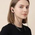 Безжични слушалки Acefast (N9) - зад главата, за врат, магнитни, BT 6.0, Bass/Game режими, ENC, 200mAh, IPX4 - Черни