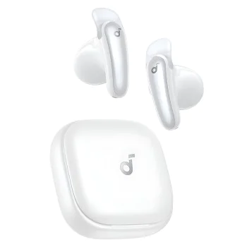 Безжични слушалки Anker Soundcore Liberty Buds - Half-in-ear, Bluetooth 6.1, адаптивно ANC - Бели
