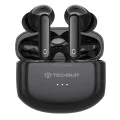 Безжични слушалки Audira Pro (CW1) - Techsuit - Bluetooth V5.4, 300mAh, активно шумопотискане (ANC), 4 микрофона - Черно