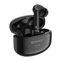 Безжични слушалки Audira Pro (CW1) - Techsuit - Bluetooth V5.4, 300mAh, активно шумопотискане (ANC), 4 микрофона - Черно